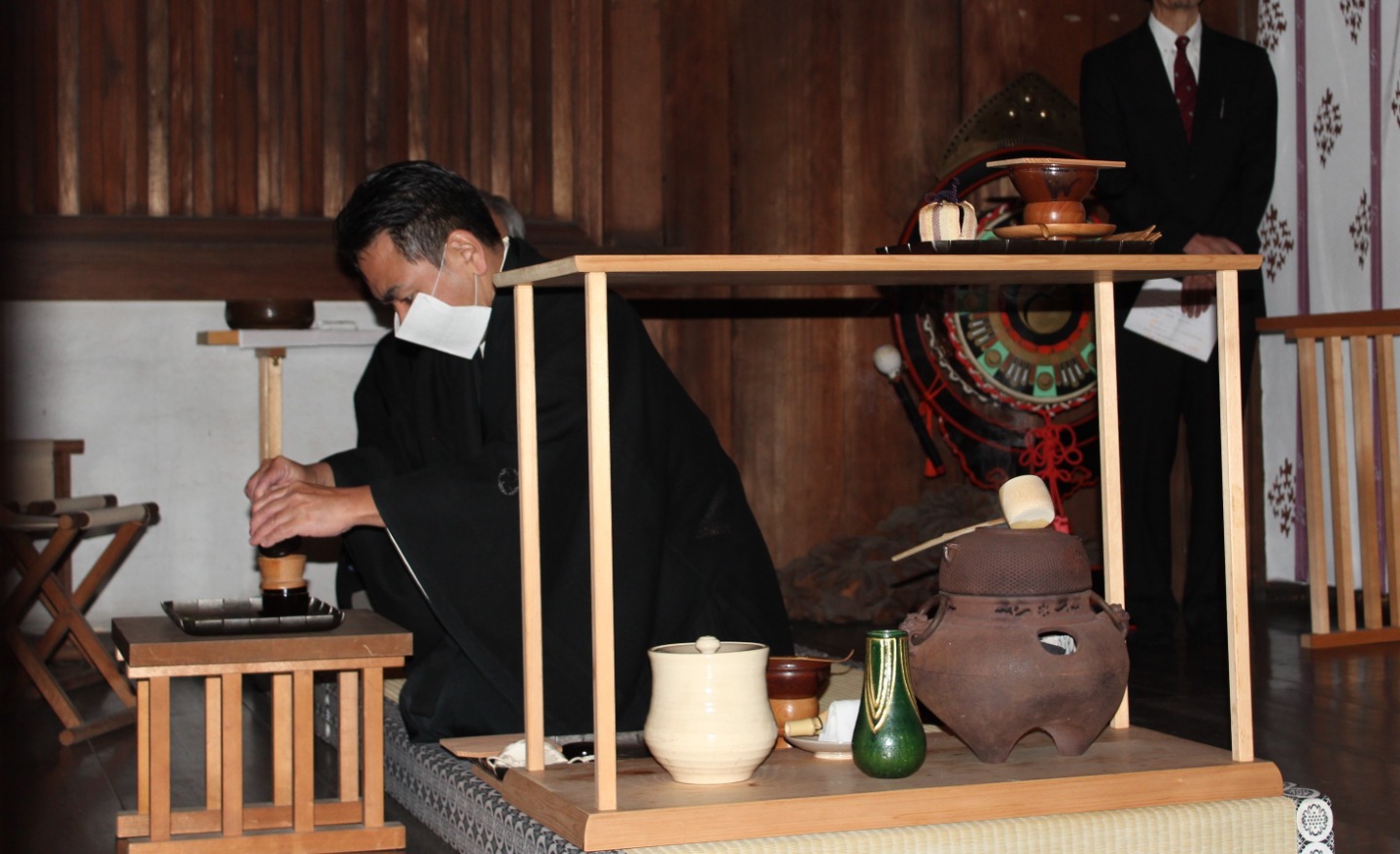 宇治県神社茶壷口切り献茶祭